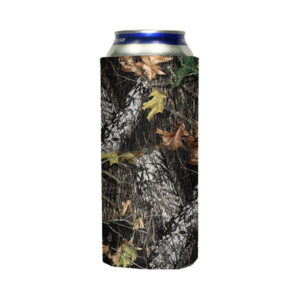 Blank Mossy Oak or Realtree Camo Premium Collapsible Foam 24oz Tall Boy Can Insulator